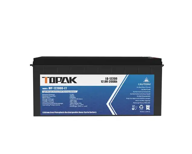 12v 200ah lithium iron phosphate battery